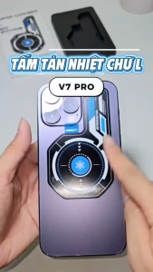 Tấm dán tản nhiệt từ tính có lõi ống chất lỏng dẫn nhiệt hiệu suất cao V7 Pro dùng cho quạt tản nhiệt sò lạnh điện thoại