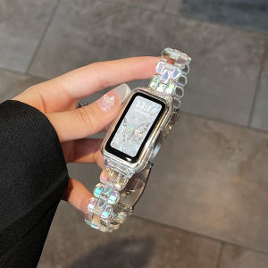 Dây Đeo Đồng Hồ Thể Thao Bằng Nhựa Màu Sắc Cho Huawei Band 9 Dây Đeo Cổ Tay Cao Cấp Thời Trang Cho Nam Và Nữ Thay Thế Dây Đeo Honor 9 Dành Cho Nữ