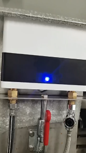 220V Instantaneous Water Heaters Wall Mounted Electrical Equipment With LCD Display Screen And Remote Control For Use In Bathrooms And Kitchens