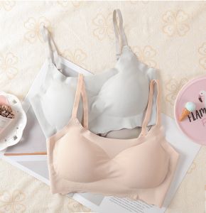 Áo lót su lụa liền mảnh AL38_Lotus Bra phom mềm ôm ngực không viền phù hợp cho ngực nhỏ