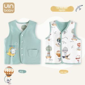 UIN BABY | Áo Gile Bé Trai Mùa Xuân Thu Cotton