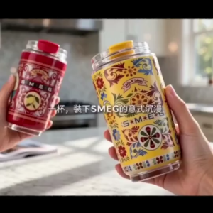 Cốc Giữ Nhiệt Smeg Sicily Wall Mug 240ml Hàng Chính Hãng BH 12 Tháng