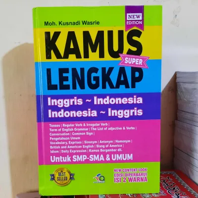 Kamus Bahasa Inggris Lengkap Besar Hard Cover Gratis Packing Kardus - CA