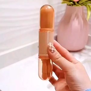 MELEDE Make Up Set Make Up Brush Portable Kosmetik Brush Travel Kuas Make Up 4in1