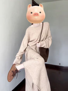 SENWA | Elegant Petite-friendly Autumn Winter New Korean-style Dress