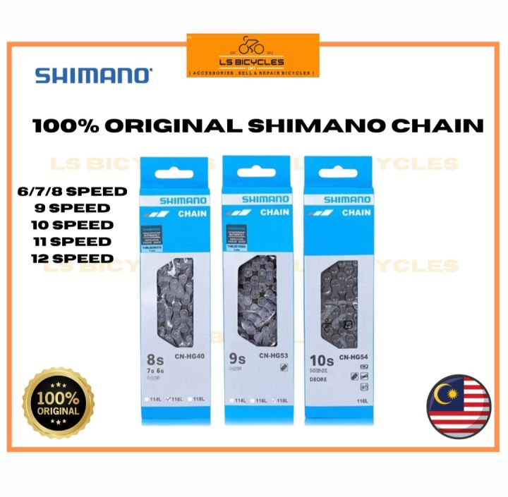 100% Original Shimano Chain 8/9/10/11/12 Speed Bicycle Chain