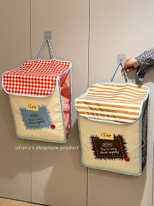 กระสอบเสื้อผ้าสีล้วนแบบพับได้พร้อมฝาสำหรับห้องน้ำสไตล์เกาหลีขนาดใหญ่สำหรับบ้านและหอพักนักเรียน