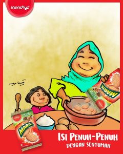 [EASY PACK] 300G MUNCHYS MARIE CAPPUCCINO / ORIGINAL HALAL BISKUT MARIE (PANTRY USE)