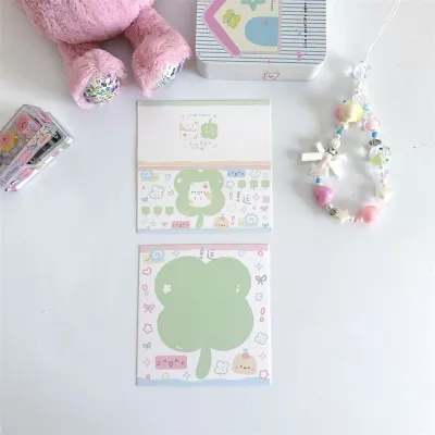 Cute Square Card Head Opp Bag Packaging Material Gift Ready to Ship No Brand Stationery Business Supplies Paper Products