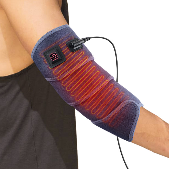 USB Arm Heating Pad Wrap For Hand Elbow Wrist Ankle Leg Support Brace