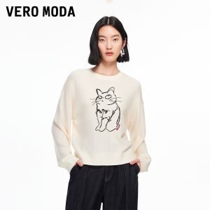 Vero Moda | Mimi Patterned Wool-Blend Sweater