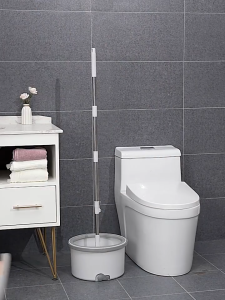 【SG Seller】360° Rotate Dirty Clean Water Detached Mop Bucket Set For Floor Cleaning Self-filter Cleaning Hand Free Mop Bucket