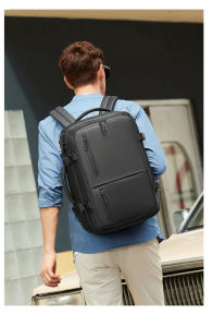 Sức chứa lớn nam ba lô du lịch doanh nhân với khóa mã số nhiều lớp chống trộm 15.6 inch Túi đựng máy tính xách tay túi đi học có thương hiệu