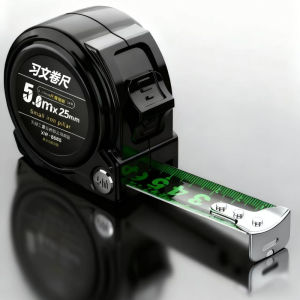 5-10m tape measure black fluorescent tape measure high precision shockproof wear-resistant thickened tape measure
