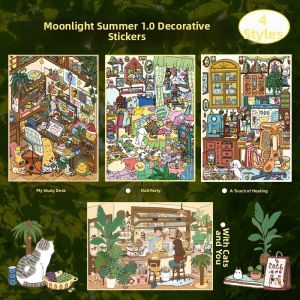 Stress-Relief Craft DIY Miniature House Landscape Sticker