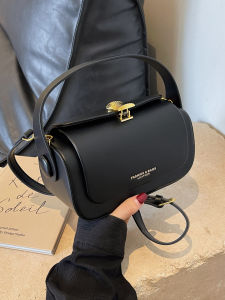 Elegant Black Handbag Womens Fashion Retro Versatile Single Shoulder Crossbody Small Square Bag Design Cneeya&Kaer Brand