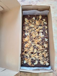 Fudgy Brownies Panggang Mix Toping Nyoklat