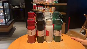 Botol minum termos tumblr outdoor sport stainless simpan panas dan dingin high quality 1268 - CT