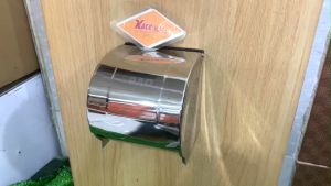 Hộp đựng giấy vệ sinh kín nước Inox Bảo KAG-HGK02 Móc giấy toilet SUS304 inox dập khuôn cao cấp thiết kế tuyệt đẹp
