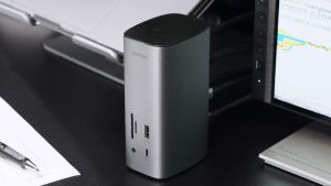 Hub chuyển đổi Type-C Windows/MacOS 12-IN-1 UGREEN CM555 | Công nghệ Dispplay Link 3 màn hình | Tốc độ truyền dữ liệu 10Gbps | USB-C ra 3*USB 3.0 2*HDMI 1DP RJ45 SD&TF & 3.5mm | Bảo hành 18 tháng | 90325