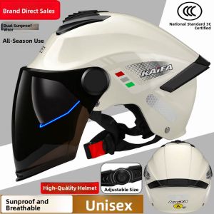 KaiFa | 3C Certified Summer Helmet for Electric Bicycles Men and Women Dual Mirror Sun Protection Breathable