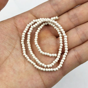 JHNBY DIY Mờ Bạc Hematite Đá Tự Nhiên Không Gian Siêu Tốc Hạt 3/4/6/8mm Hình Tròn Rời Hạt Trang Sức Làm Vòng Tay