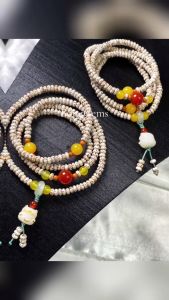 vòng tay nữ dáng chuỗi bồ đề dáng bánh xe mix charm đá phong thủy tự nhiên vòng tay phong thủy trang sức thiết kế đủ hóa đơn thẻ bảo hành