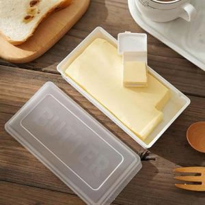 Japan Butter Box Cutting Kitchen Organizer with Lid Cheese Preserving Box Serving Tools Kitchen Box Cheese Cutter Crisper Box