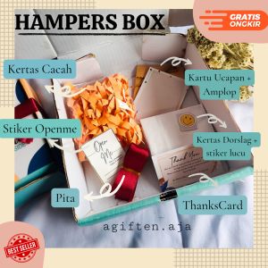 BOX HAMPERS KOSONGAN / BOX KADO ULANGTAHUN  /BOX HAMPERS