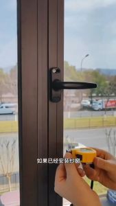 Outward Opening Window Screen DIY Self-Adhesive Magnetic Screen Window Easy Installation
