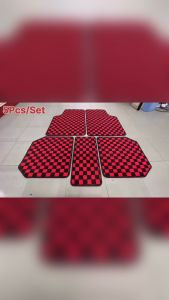 5PCs SET PROTON SAGA BLM Thailand Checkmate Dadu Dice Car Carpet Floor Mat Karpet Lapik alas kaki dadu saga blm
