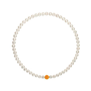 Round Pearl Necklace 6.3-8.3mm