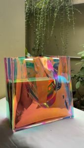 Tas mika hologram pvc tebal 06 mm - Goodiebag - Tas kado ulang tahun