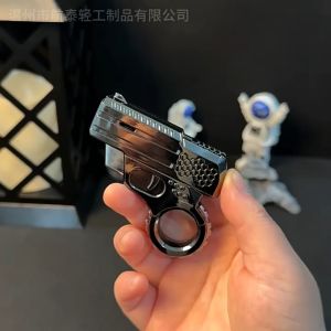 Bật Lửa Gas Mô Hình Sung KJ933 Khò Mini Xoay Sưu Tầm ( Xài Gas - Lửa Khò 1 Tia Mạnh Mẽ)