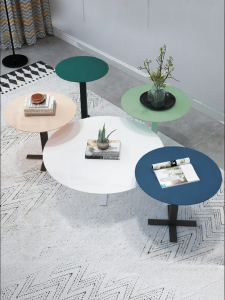 JIELEFAN | Custom Round Easy-Care Leather Tablecloth Waterproof Oil-Resistant