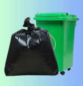 Túi Đựng Rác Màu Đen 60 Lít - Chất Lượng Cao Dùng Cho Nhà Bếp Văn Phòng túi rác lớn 60 lít bịt rác 60 ít combo 1kg 2 cuộn túi rác