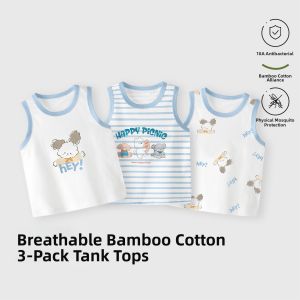 TONGLIANCHUXIN | Bamboo Cotton Sleeveless Vest for Infant Boys