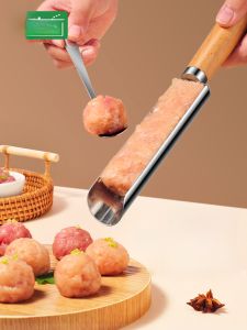 Thép Không Gỉ 304 Máy Làm Thịt Viên Dụng Cụ Nhà Bếp Làm Cá Nhỏ Bóng Tôm Dán Chiên Thịt Viên Sử Dụng Tại Nhà Khuôn