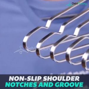 Stainless Steel Bold Flat Strip Hanger Non-slip Hanger Solid Drying Rack Heavy Duty Drying Hanger Outdoor Extra Thick