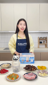 Máy xay mini đa năng Kalite MiuMiu dung tích 350ml lưỡi dao 6 bằng inox304 - An Gia Phúc