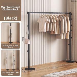 Foldable Ultra-Thin Clothes Rack