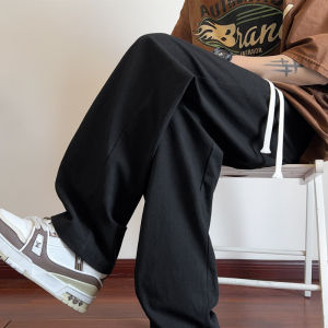 Boys Linen Pants Lightweight Loose Straight Leg Trousers