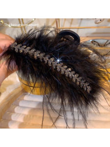 New Style Feather Hair Claw Clip Business OL Fashion Fresh out Bird of Prey Hair Accessories Barleycorn Twist Hairpin Shark