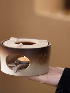 Nồi Trà Gốm Sứ Nhật Bản Dùng Trong Gia Đình Nồi Trà Nhỏ Đun Sôi Bằng Nến Nồi Trà Hương Thơm Gỗ Thánh