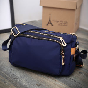 Casual Oxford Cloth Nylon Crossbody Bag Womens Single Shoulder Bag Leisure Canvas Mom Bag Small Size Crossbody Purse