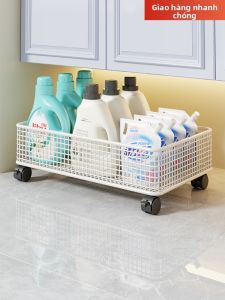 WUBUWEI | Bathroom Organizer Cart for Laundry Detergent Storage