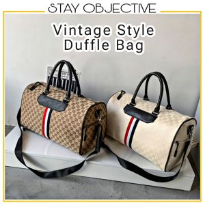 Luxury Leather Travel Bag Sling Shoulder Messenger Business Gym Casual Design Hand Carry Beg Suitcase Luggage 321456