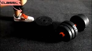 【Ready Saham】20KG Dumbell Set PVC Peralatan Fitness Barbel Set 10/30/40 kg Dengan Perlindungan Lingkungan Gym Olahraga Rumah