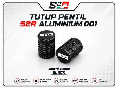 S2R tutup pentil aluminium universal motor mobil sepeda harga sepasang