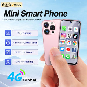 SERVO | SERVO 19PRO Small Android Smartphone 3.88" Display 4G Network 4GB RAM 128GB ROM WiFi Dual SIM Super Mini Smart Phone Face Unlock